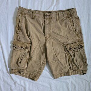 American Eagle Cargo Shorts, Tan Colour, Size 34